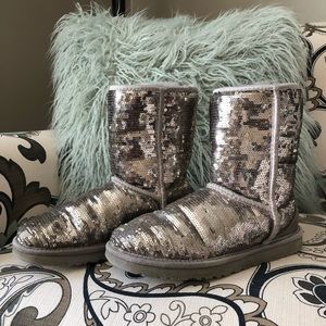 Sequin Ugg Boots